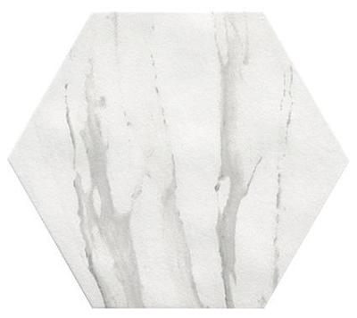 Hexagon Roma Statuario mat 21,6x25 vloertegel / wandtegel Hexagon Roma Statuario mat 21,6x25 vloertegel / wandtegel