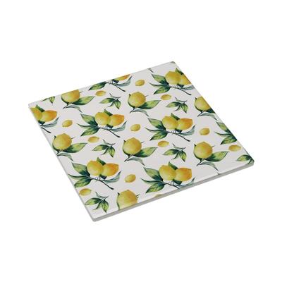 Placemat Versa Kurk Keramisch Citroen 20 X 0,6 X 20 CM