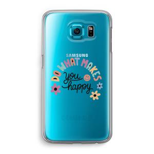 Happy days: Samsung Galaxy S6 Transparant Hoesje