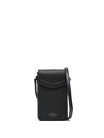 Smythson pochette pour smartphone en cuir - Noir