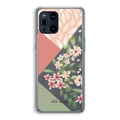 Sweet heaven geometrics: Oppo Find X3 Transparant Hoesje