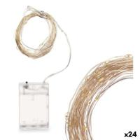 LED-lichtkrans Gift Decor Wit Warm licht 5,4 m 16 x 10 x 6 cm (24 Stuks)