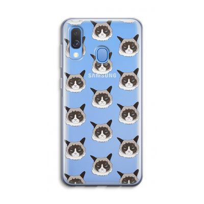 It's a Purrr Case: Samsung Galaxy A40 Transparant Hoesje