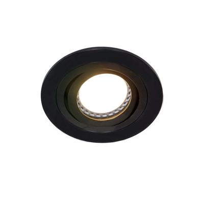 Steinhauer Zwarte inbouwspotRound - 7304ZW