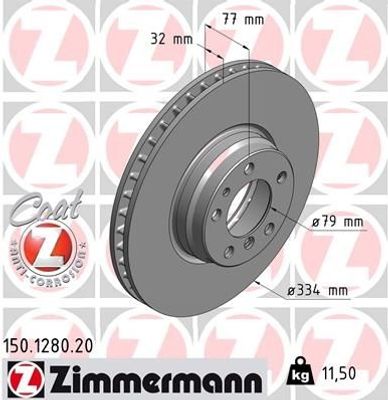 Remschijf Coat Z 150128020