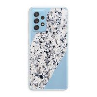 Gespikkelde marmer: Samsung Galaxy A73 Transparant Hoesje