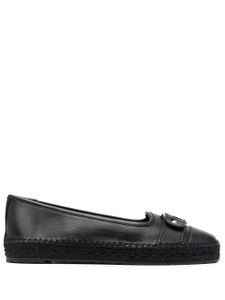 Ferragamo espadrilles Vara à boucle - Noir