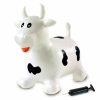 Jamara Bouncing Animal Cow white/black with pump Jamara Bouncing Animal Cow white/black with pump