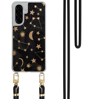 Samsung Galaxy A56 hoesje met zwart koord - Counting the stars