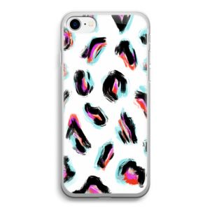 Cheetah color: iPhone SE 2020 Transparant Hoesje