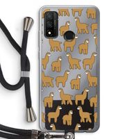 Alpacas: Huawei P Smart (2020) Transparant Hoesje met koord