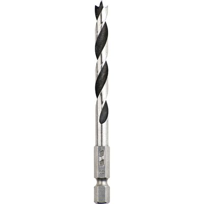 Houtspiraalboor met zeskanthouder 1/4'', 4mm Boren