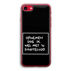 Schotelvod: iPhone SE 2020 Transparant Hoesje