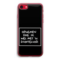 Schotelvod: iPhone SE 2020 Transparant Hoesje