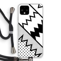 Pop Art #5: Pixel 4 Transparant Hoesje met koord