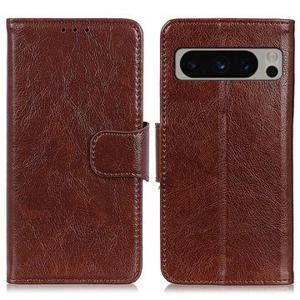 Google Pixel 8 Pro Elegant Series Portemonnee Hoesje - Bruin