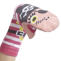 Walkytalkies popsokken Say Ahoy Lovely! meisjes katoen roze mt 23 26 - thumbnail