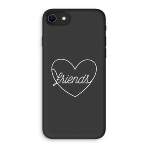 Friends heart pastel: iPhone 8 Biologisch afbreekbaar hoesje