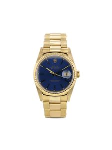 Rolex montre Datejust 36 mm pre-owned (1997) - Bleu