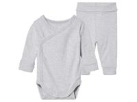 lupilu Baby romper en joggingbroek (86/92, Grijs)