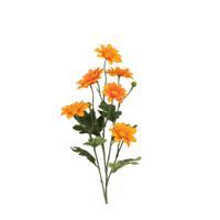 Chrysant Kunsttak 68cm Oranje