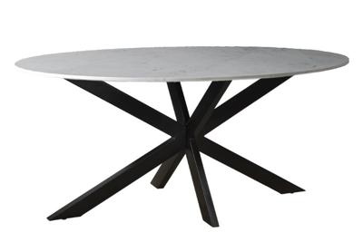 Marble Oval Spider White 180cm-12814