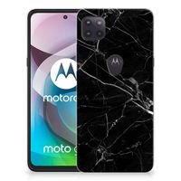 Motorola Moto G 5G TPU Siliconen Hoesje Marmer Zwart - Origineel Cadeau Vader