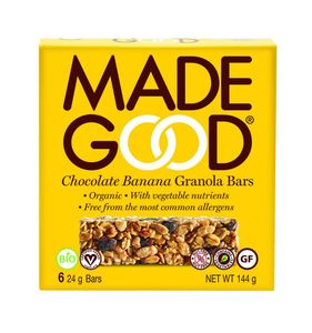 Granola bar chocolate banana 24 gram bio