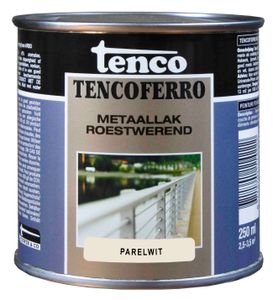 Ferro parelwit 0,25l verf/beits - tenco