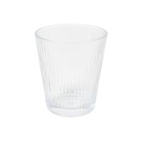 Drinkglas lines clear 335ml Ø9x10cm 6st