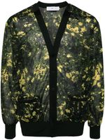 Toga cardigan à imprimé camouflage - Vert