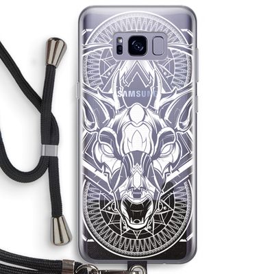 Oh Deer: Samsung Galaxy S8 Plus Transparant Hoesje met koord