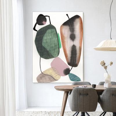 Urban Cotton Wandkleed 'Mobility' 145 x 190cm in Frame - black