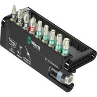 Wera BC 10/9 05071110001 Bitset 10-delig Plat, Kruiskop Phillips, Kruiskop Pozidriv, Binnen-Torx