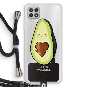 Avocuddle: Samsung Galaxy A22 4G Transparant Hoesje met koord