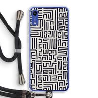 Moroccan Print: Honor Play 8A Transparant Hoesje met koord