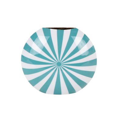 Vaas Candy Swirl Turquoise En Wit