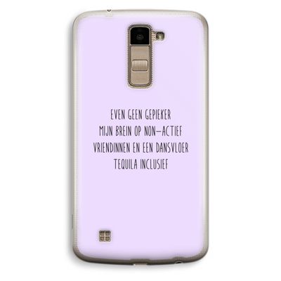 Tequila: LG K10 (2016) Transparant Hoesje