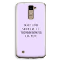 Tequila: LG K10 (2016) Transparant Hoesje