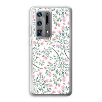 Sierlijke bloemen: Huawei P40 Pro Plus Transparant Hoesje