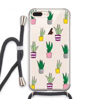 Sanseveria: iPhone 7 PLUS Transparant Hoesje met koord