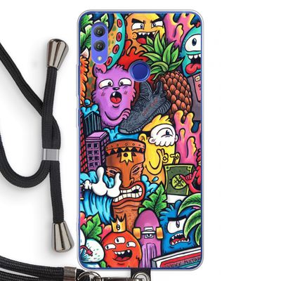 Vexx Mixtape: Honor Note 10 Transparant Hoesje met koord