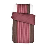 Essenza Tesse Dekbedovertrek Cherry red 140 x 220 cm