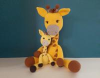 Haakpakket byClaire Set Giraffe Heleen en Heleen XL