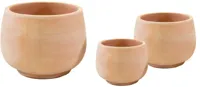 Mcollections Cilinider Deluxe- Ø33 x H25 - Terracotta - Whitewash