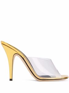 Giuseppe Zanotti sandales Earthshine Plexy à design à enfiler - Or