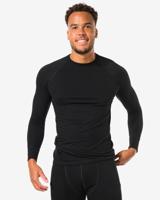 HEMA Heren Thermo T-shirt Zwart (zwart)