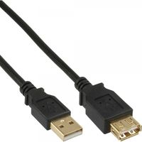 InLine 4043718125128 USB-kabel 5 m USB 2.0 USB A Zwart - thumbnail