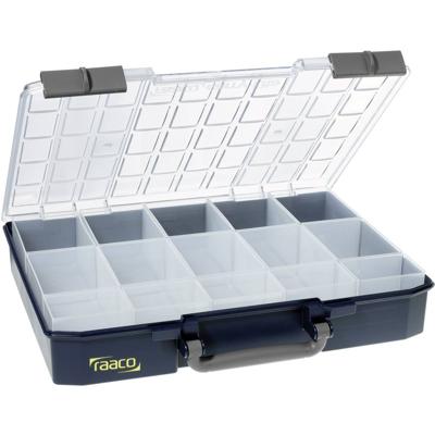 raaco CarryLite 80 5x10-15 Assortimentskoffer (l x b x h) 330 x 415 x 80 mm Aantal vakken: 15 Inhoud 1 stuk(s)