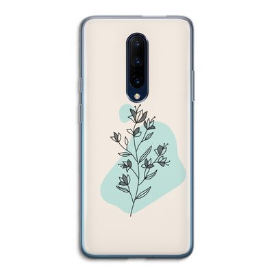 Violets are blue: OnePlus 7 Pro Transparant Hoesje